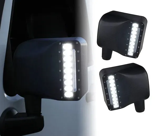 '07-'18 Jeep JK LED Side Mirrors