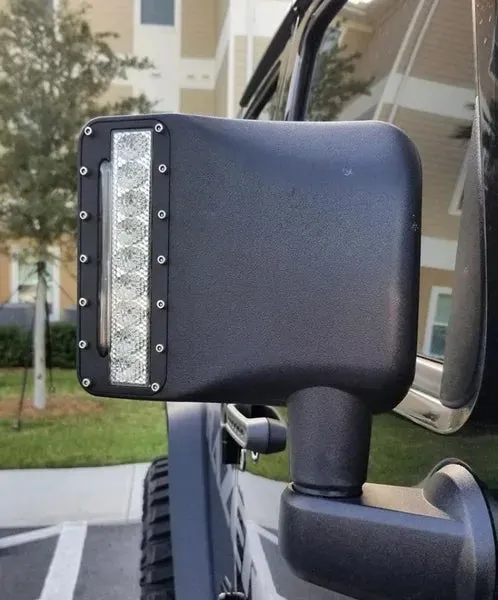 '07-'18 Jeep JK LED Side Mirrors