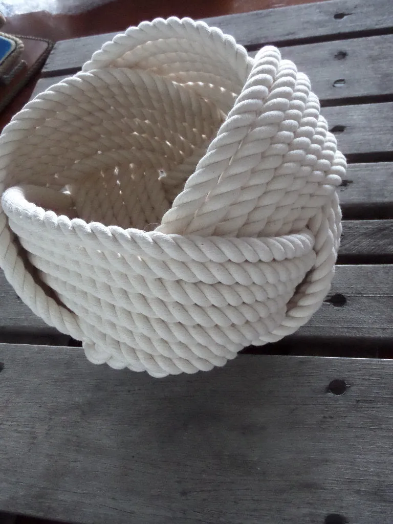 10" x 8 " Cotton Rope Basket