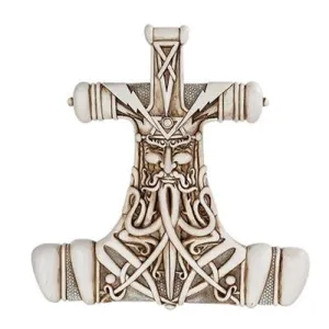 12" Thor's Hammer Wall Plaque Statue