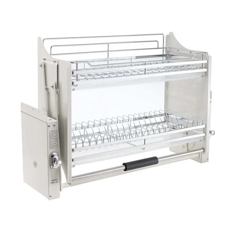 2 Tier Pull-Out Cabinet Organizer Drop Down-700MM