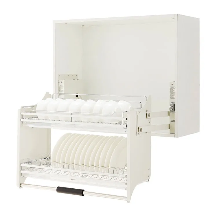 2 Tier Pull-Out Cabinet Organizer Drop Down-700MM