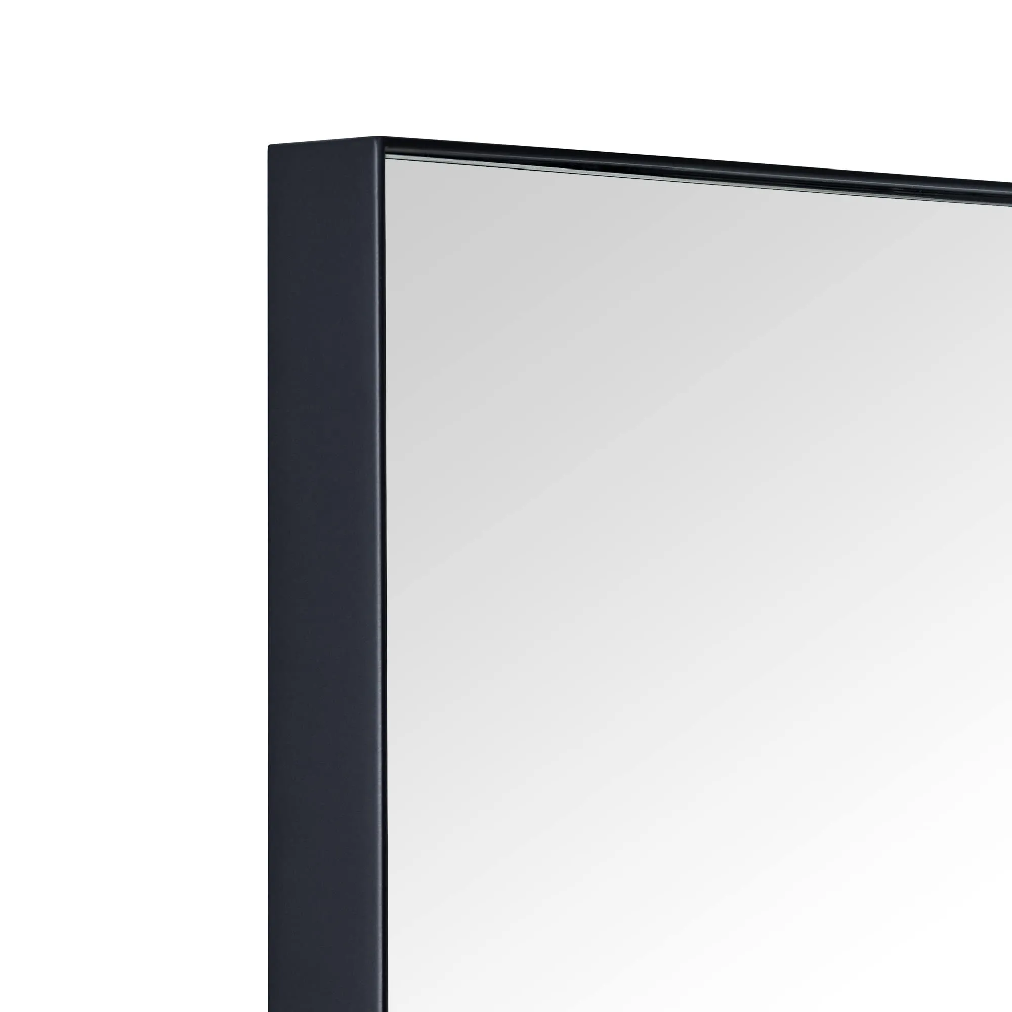 20 in. W x 30 in. H Rectangular Pivoting Metal Framed Wall Mounted Bathroom Vanity Mirror in Matt Black