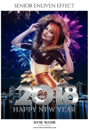 2018 - Senior Enliven Effect Photography Template