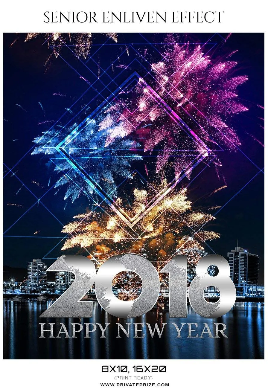 2018 - Senior Enliven Effect Photography Template