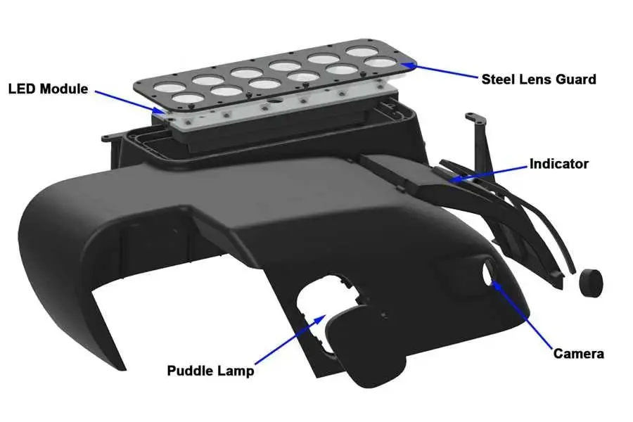 2021  Ford Bronco Oracle LED Off-Road Side Mirror Ditch Lights