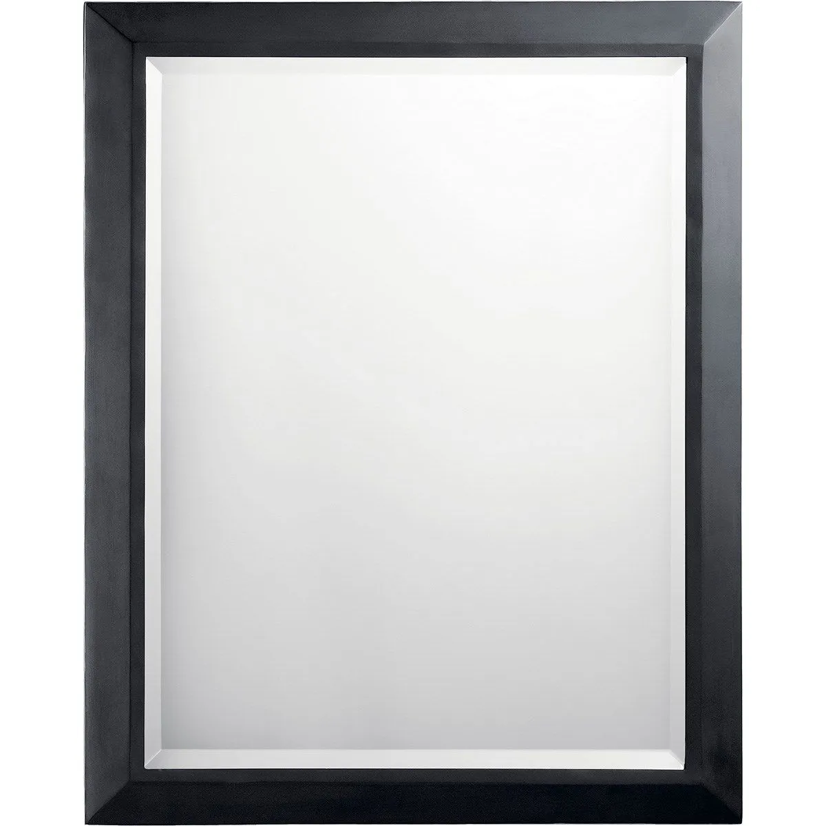 30 In. x 24 In. Wall Mirror Black finish