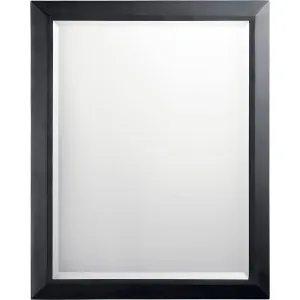 30 In. x 24 In. Wall Mirror Black finish