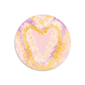 4in Heart Lei Coaster