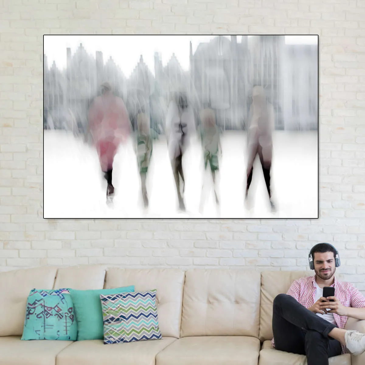 A Ghost Town Wall Art