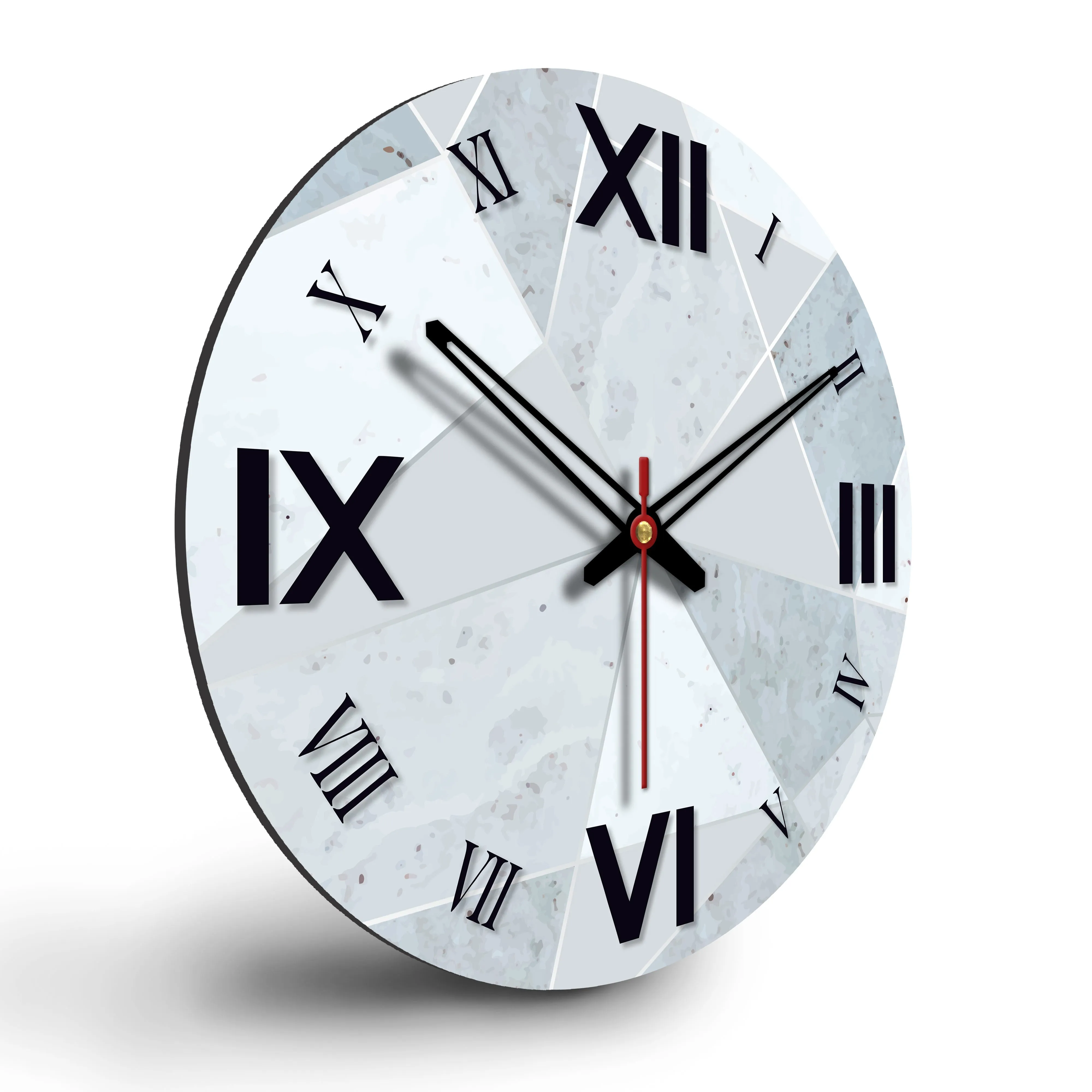 Abstract Pattern Wooden Wall Clock