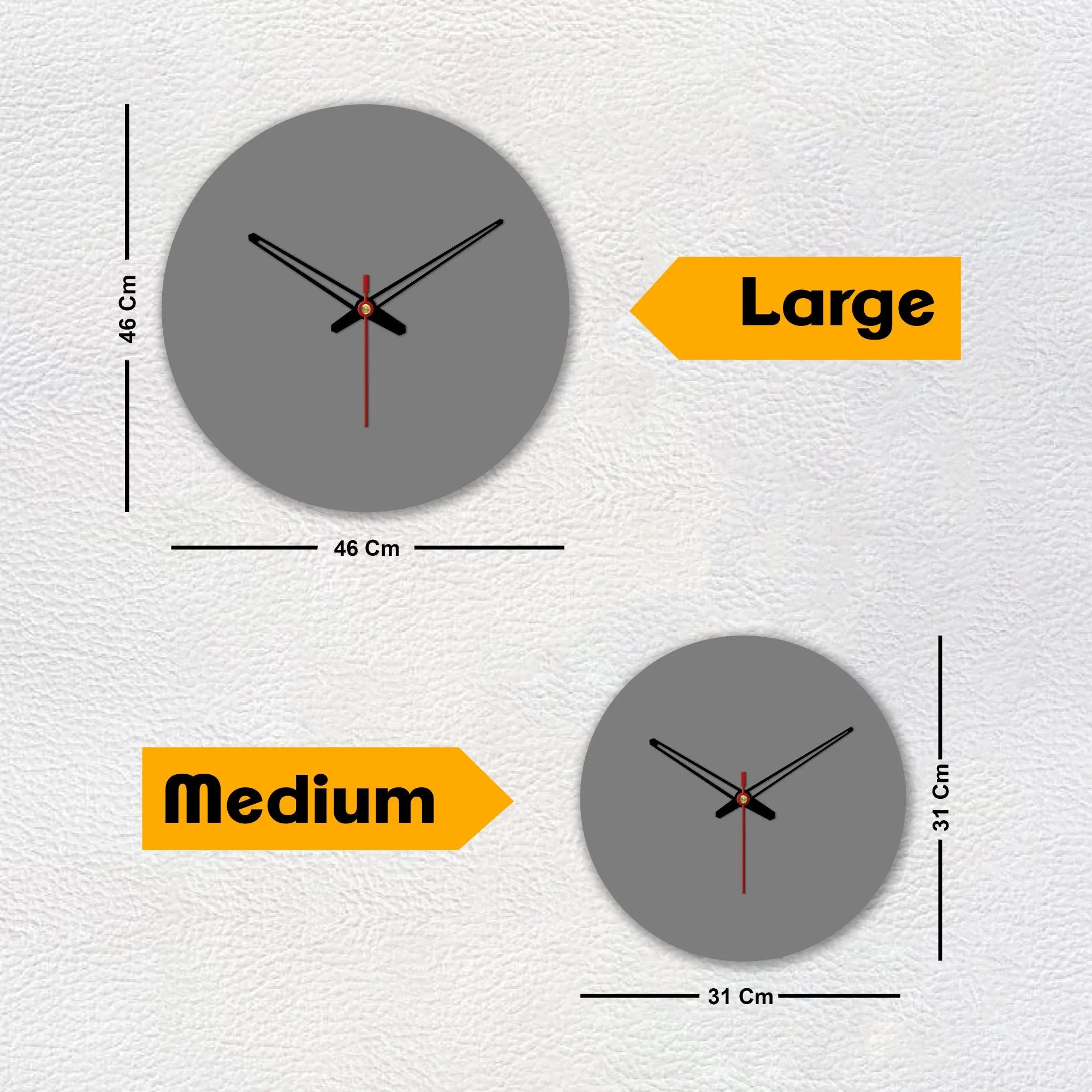 Abstract Pattern Wooden Wall Clock