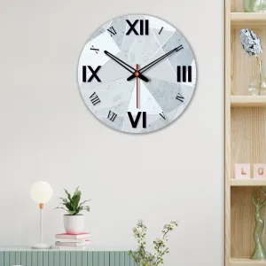 Abstract Pattern Wooden Wall Clock