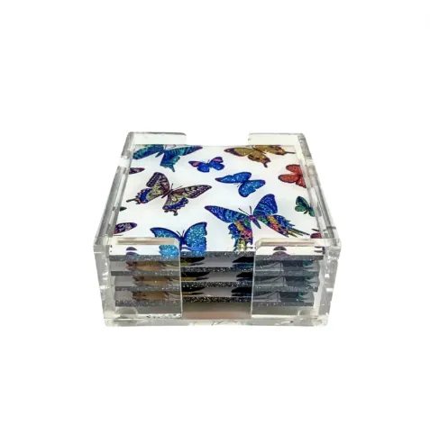 Acrylic Butterfly Coasters