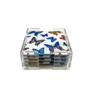 Acrylic Butterfly Coasters