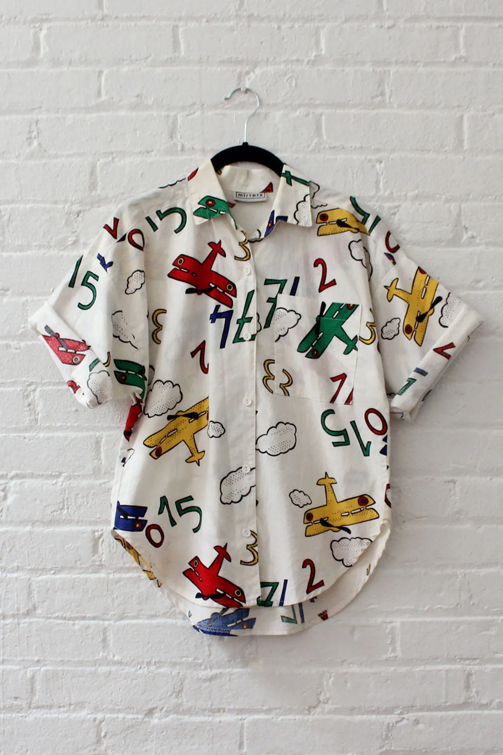 Aeroplane Novelty Buttondown S/M