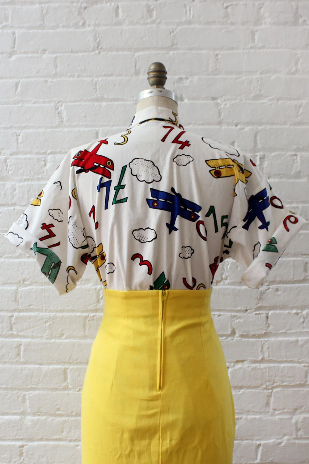 Aeroplane Novelty Buttondown S/M