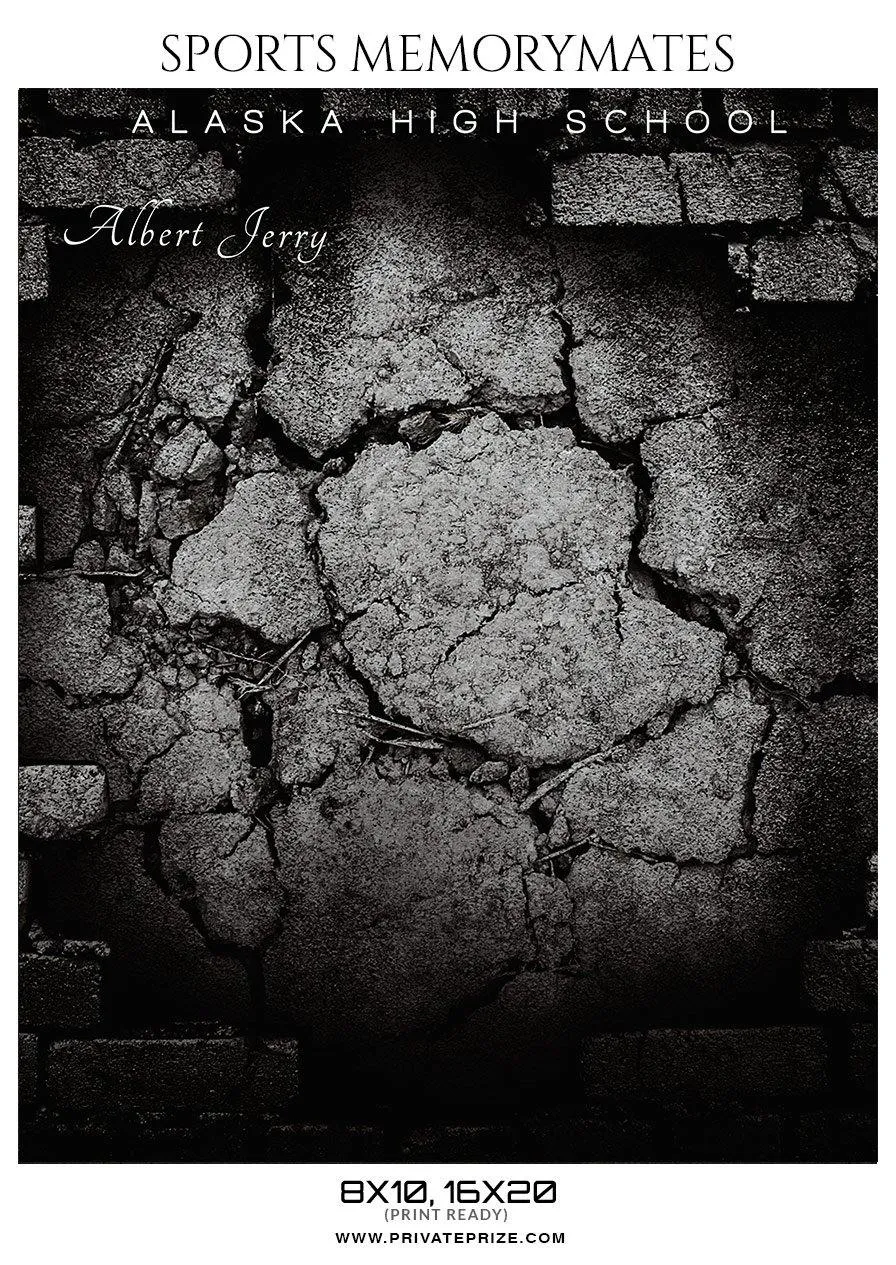 Albert Jerry - Basketball Memory Mate Photoshop Template