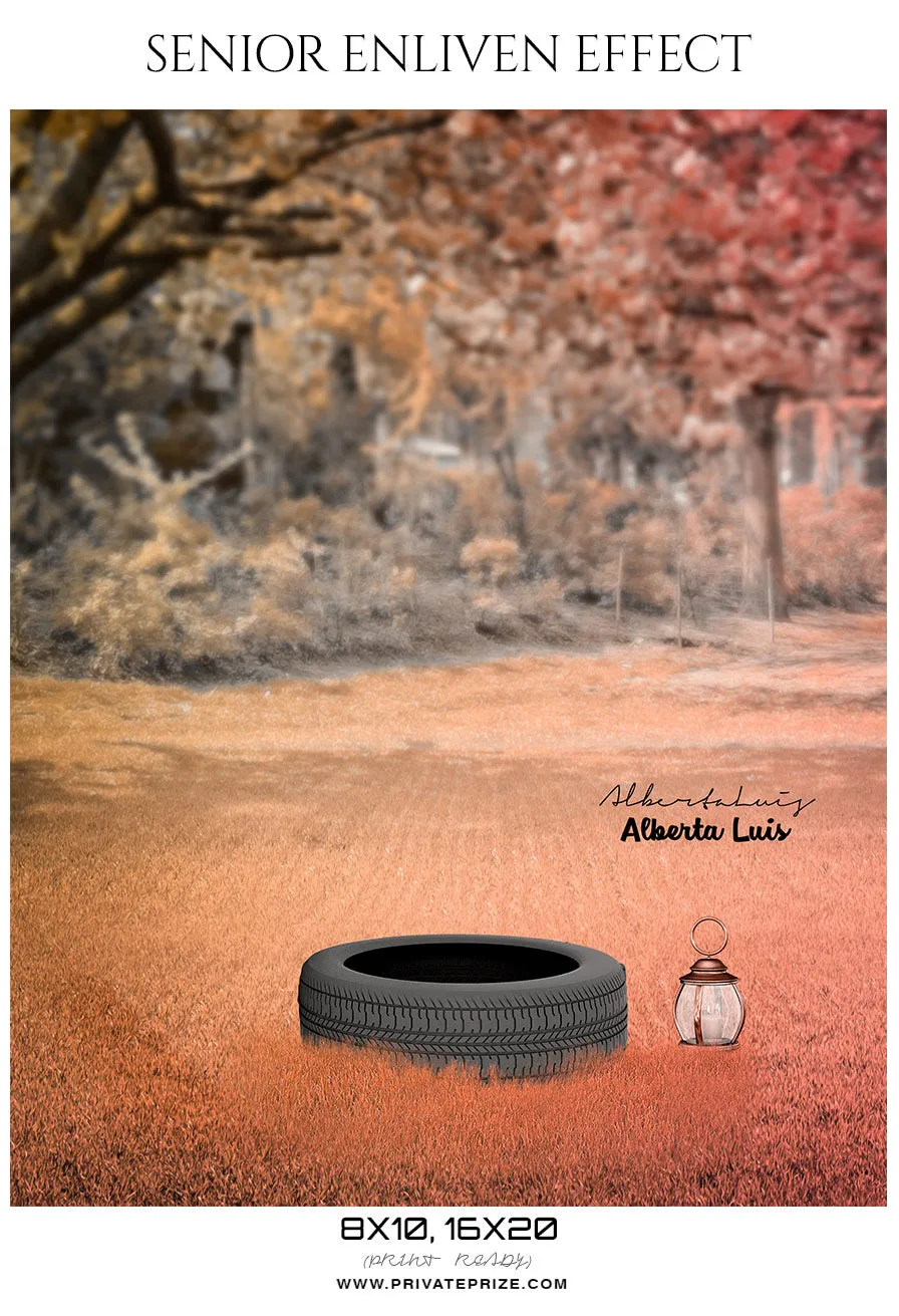 Alberta Luis - Senior Enliven Effect Photography Template