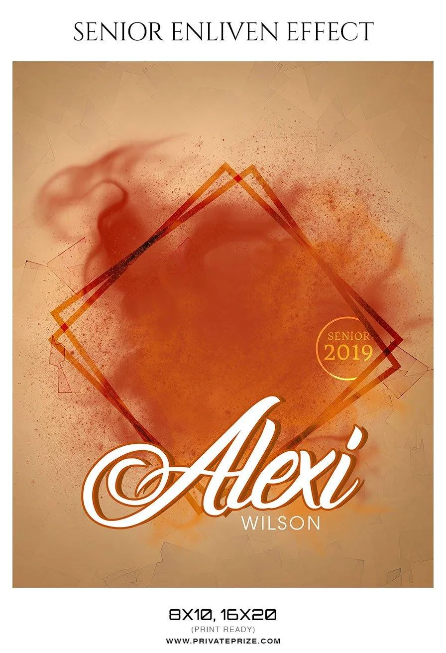 Alexi Wilson - Senior Enliven Effect Photography Template
