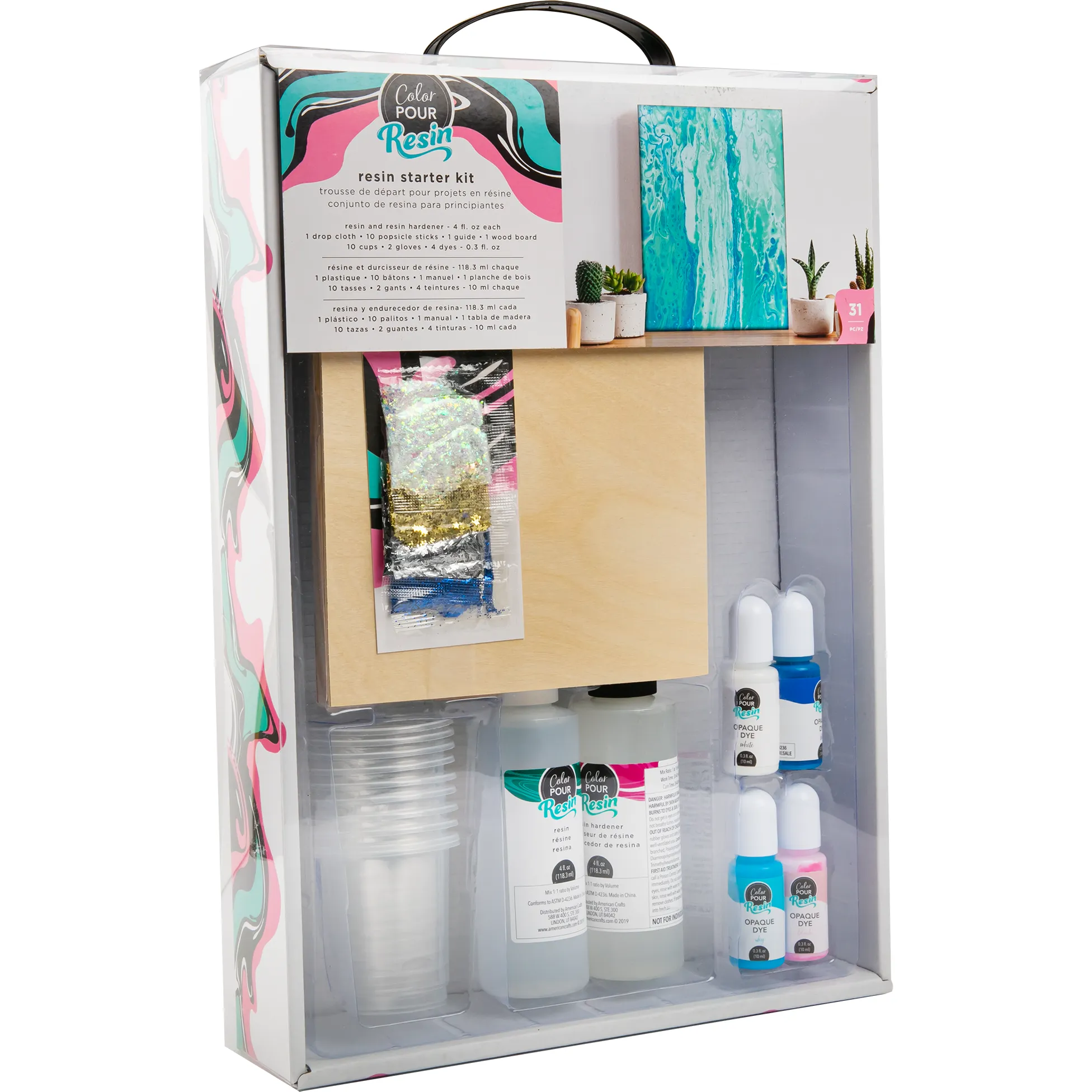 American Crafts Colour Pour Resin Starter Kit