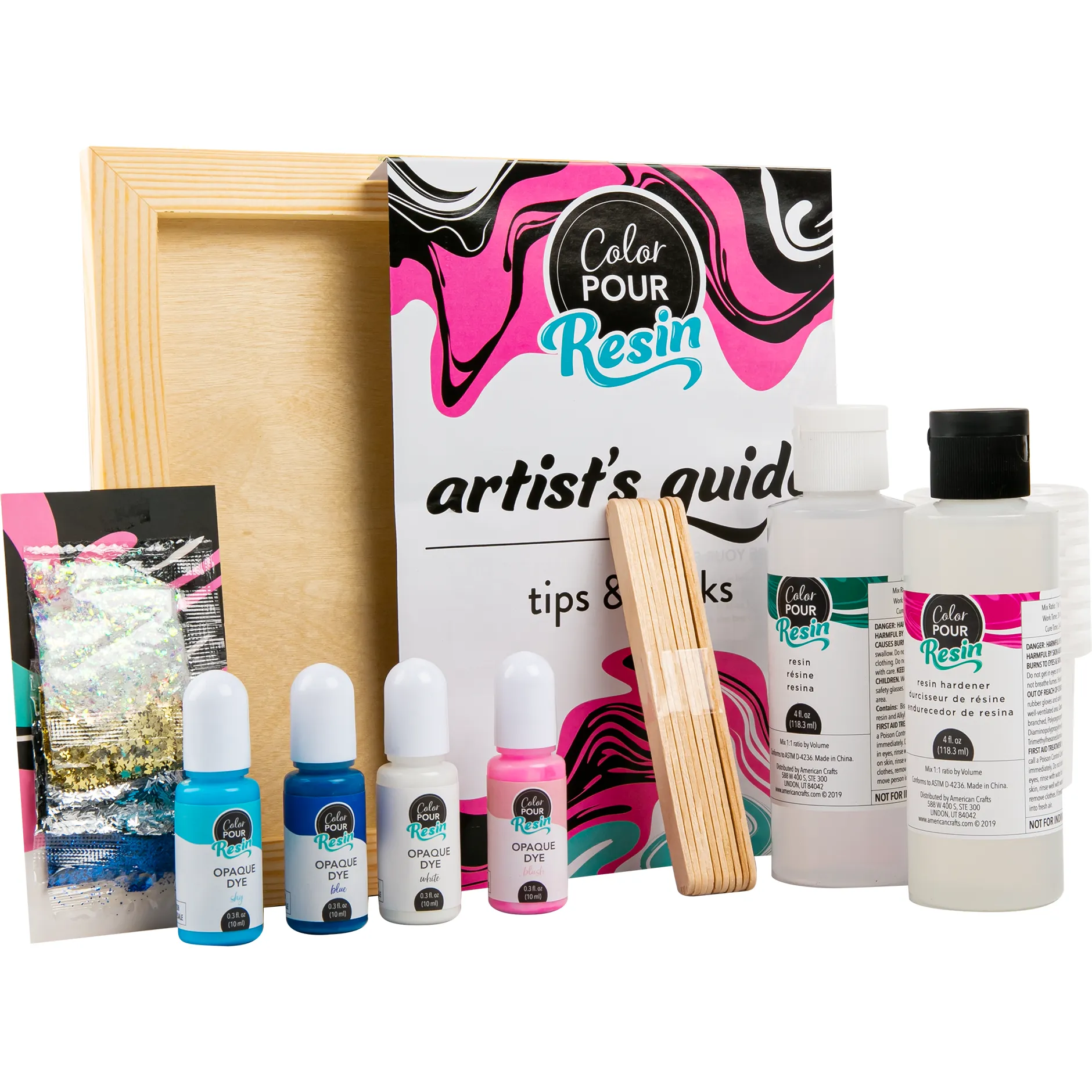 American Crafts Colour Pour Resin Starter Kit