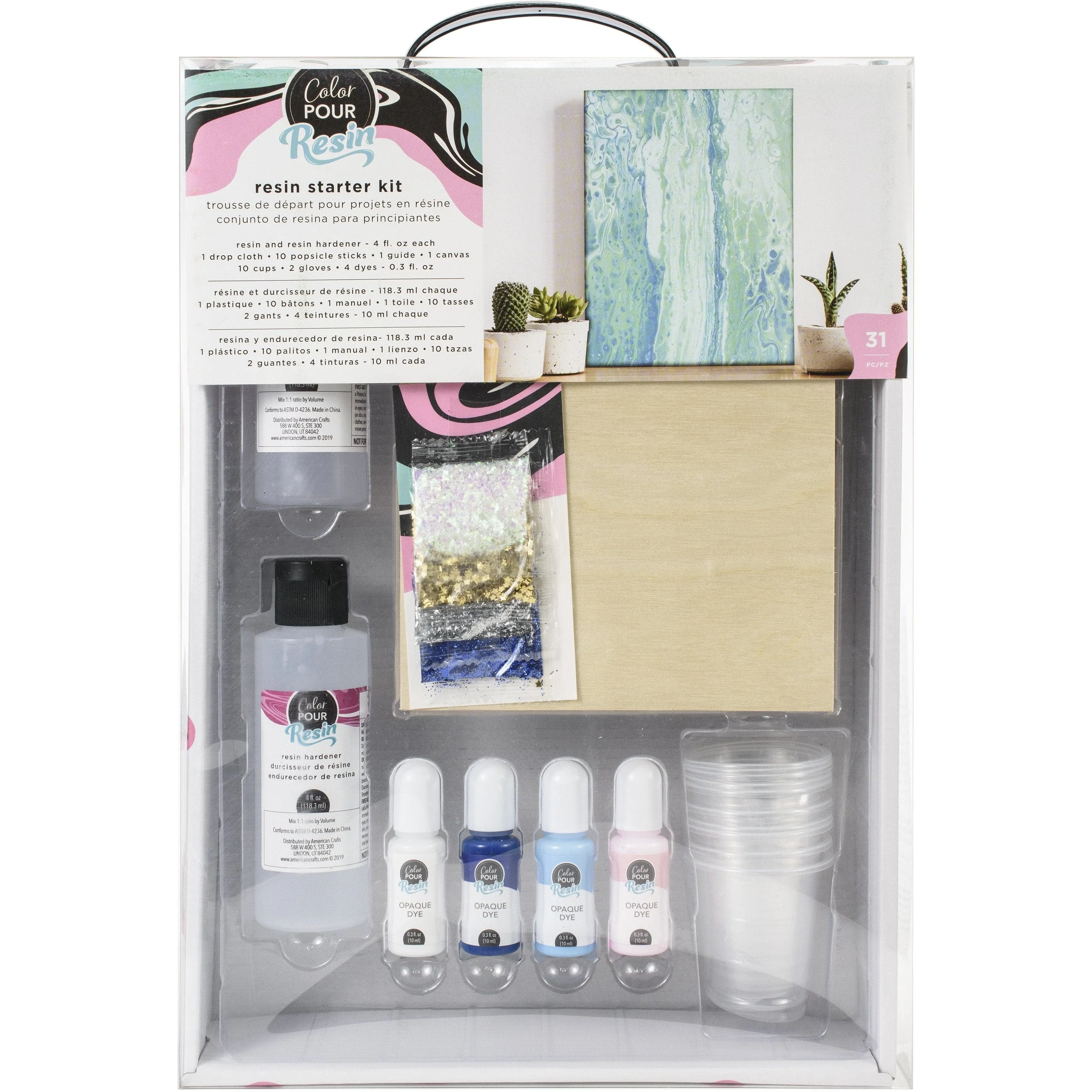 American Crafts Colour Pour Resin Starter Kit