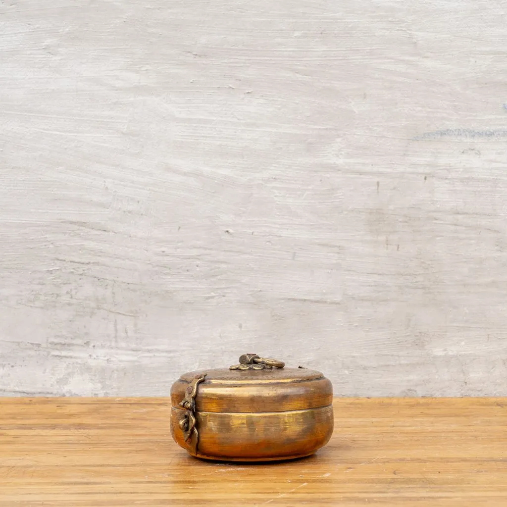 Antique Brass Chapati Box