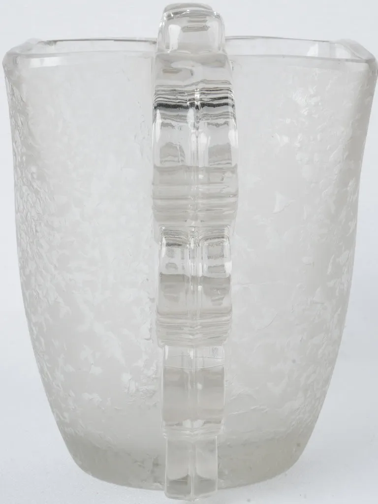 Art Deco crystal glass vase by Pierre D'Avesn - Daum Nancy 7"