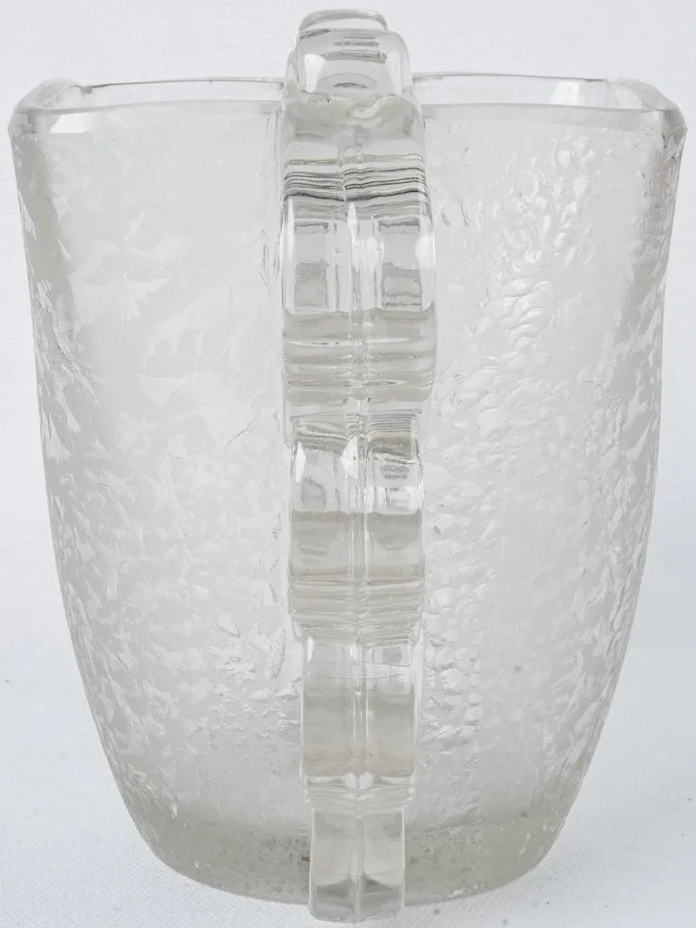 Art Deco crystal glass vase by Pierre D'Avesn - Daum Nancy 7"