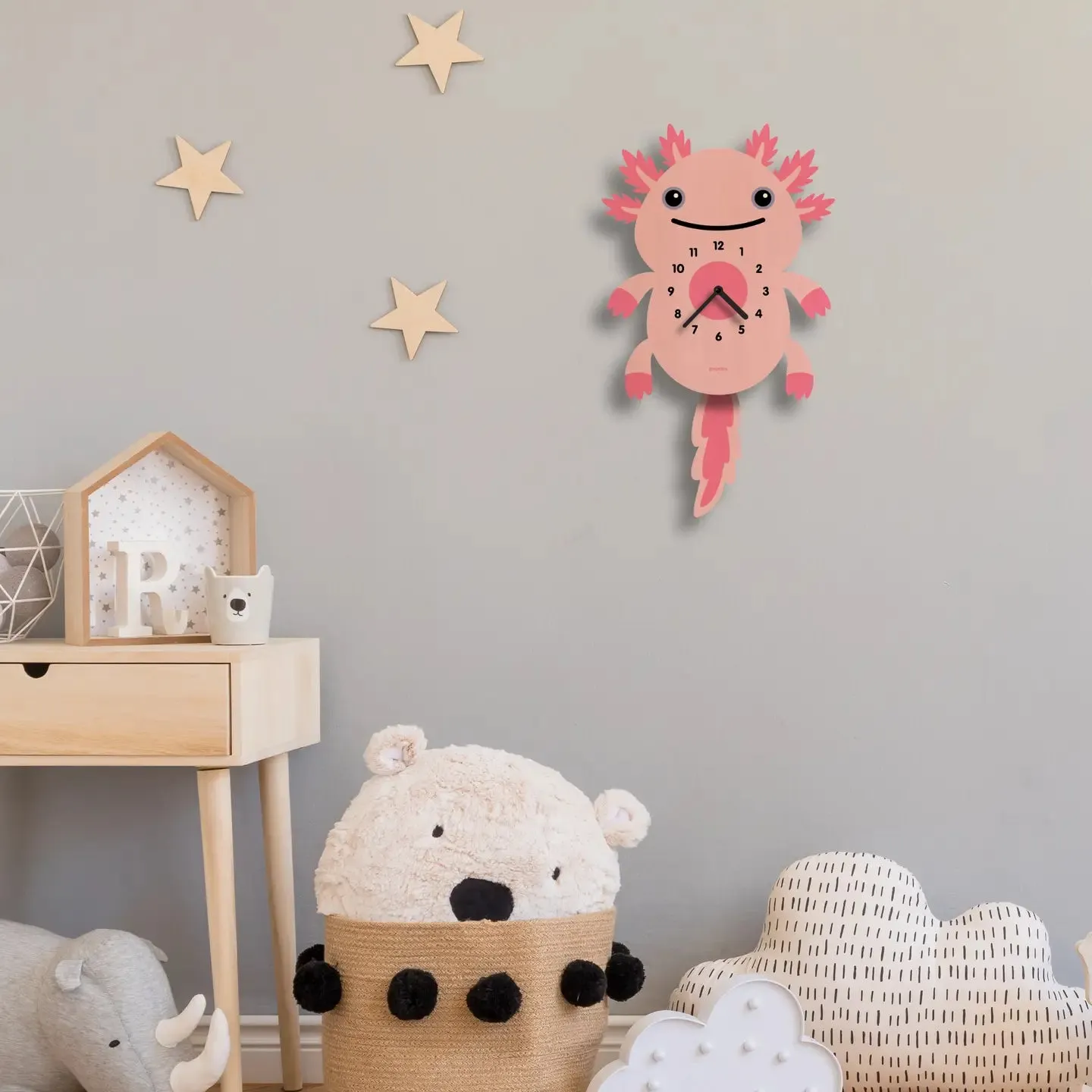 Axolotl Pendulum Clock