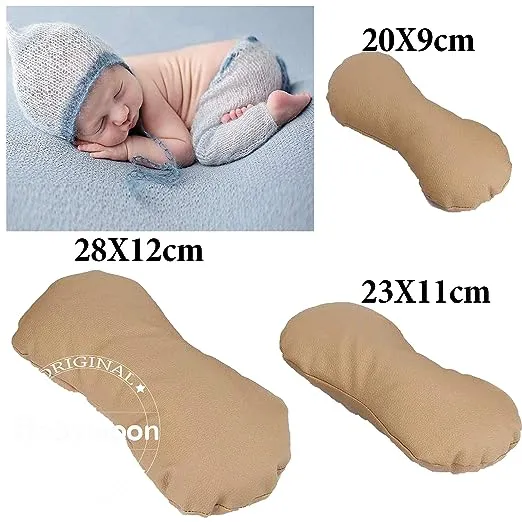 Babymoon 3pc Dumble Posing Pillow Photoshoot Prop - Brown
