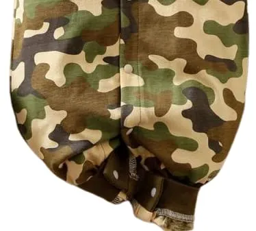 Babymoon Army Romper Costume | Baby Photography Props | 1 Yr
