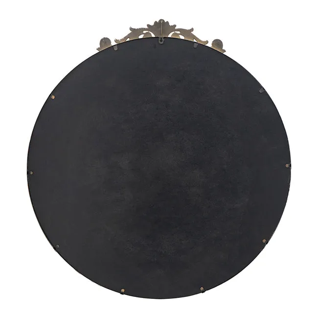 Baroque Gold Round Mirror Large