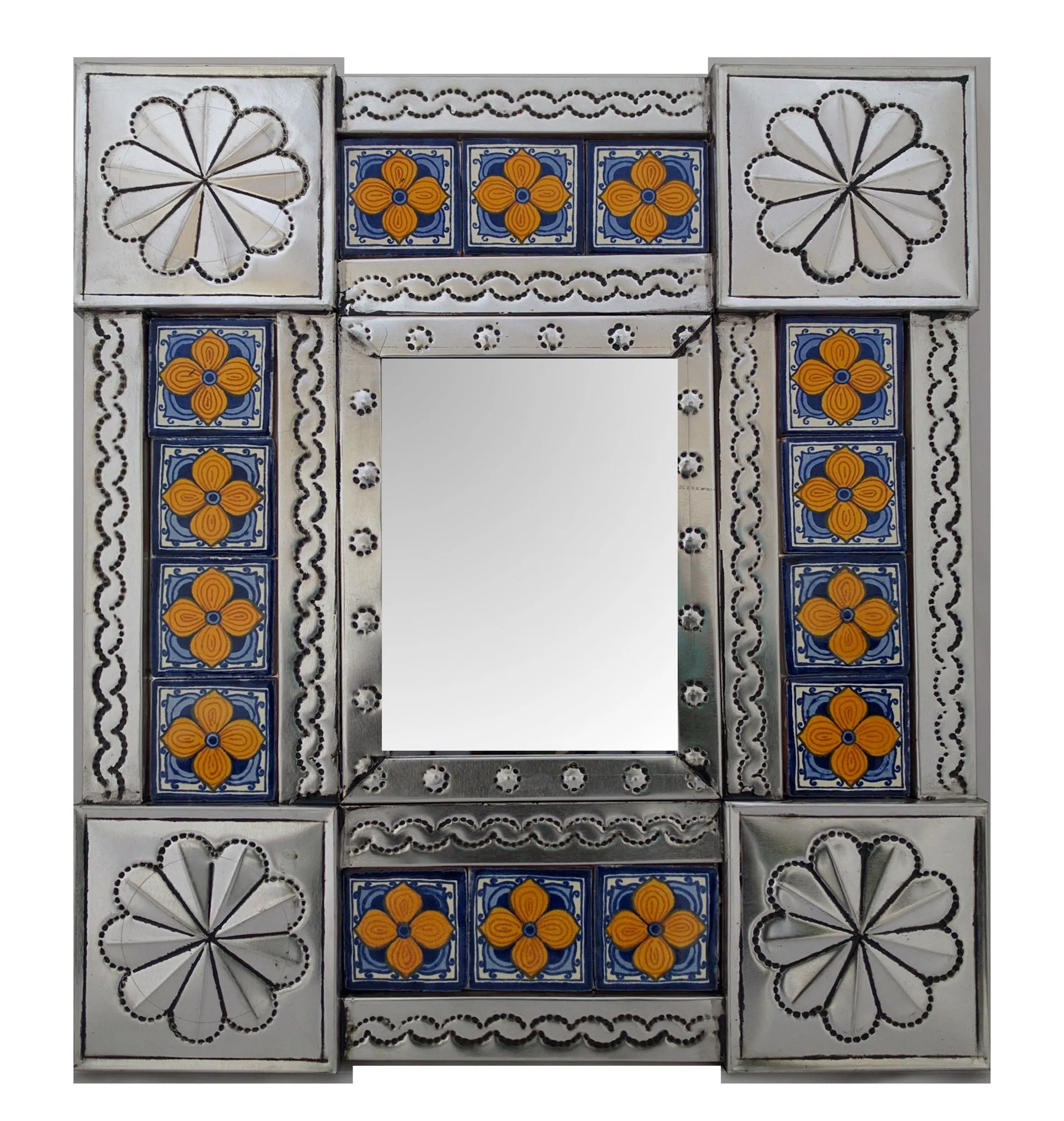 Beautiful Tiled Mirror (42x37cm)