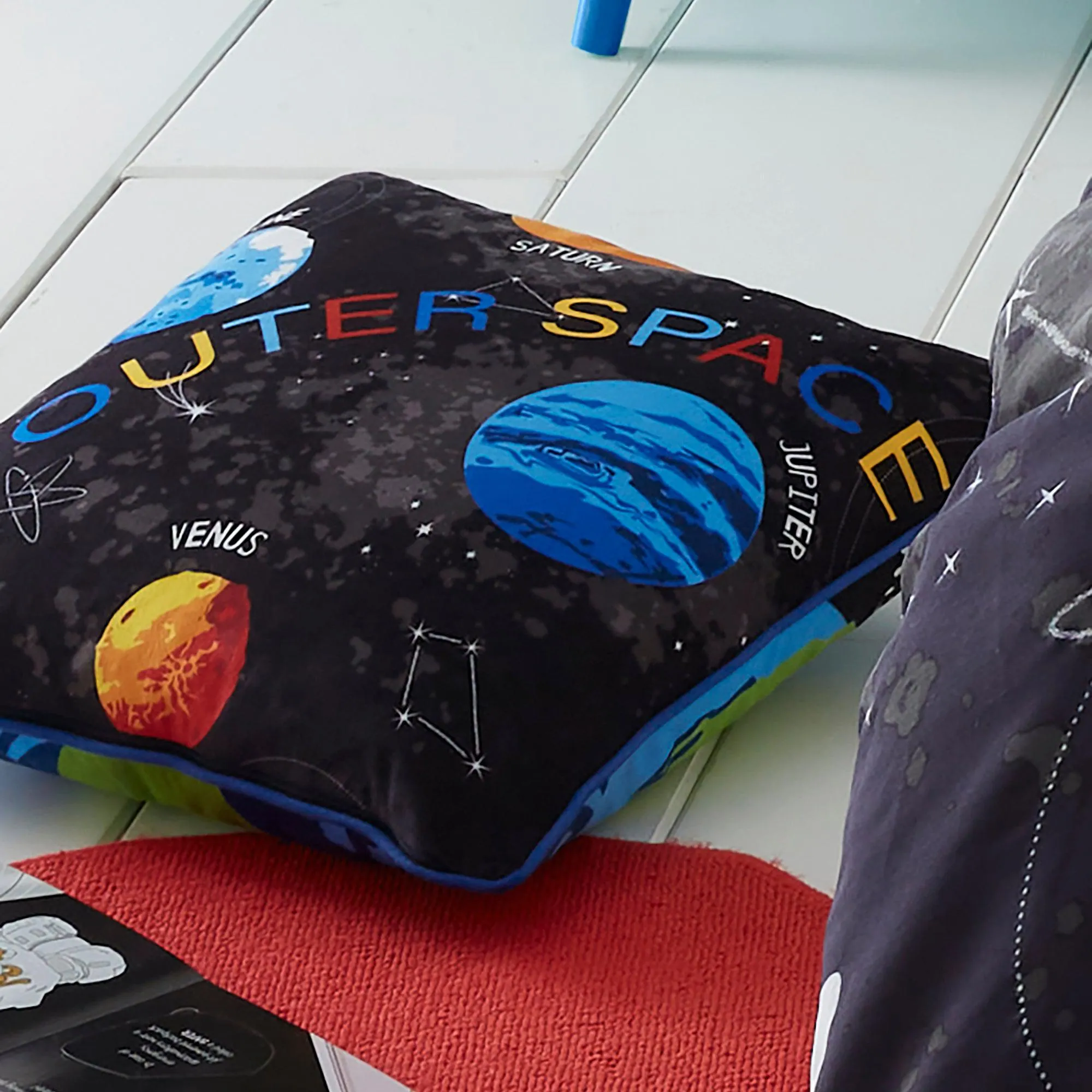 Bedlam Outer Space Cushion - Black