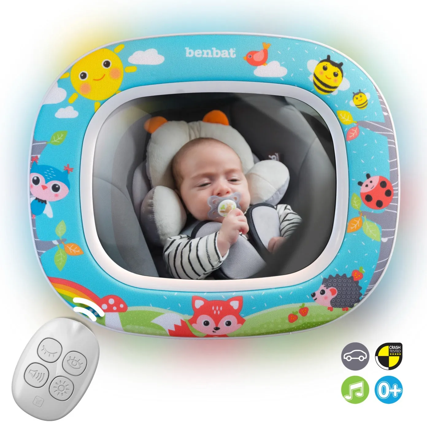 Benbat - Night & Day Car Mirror Forest fun