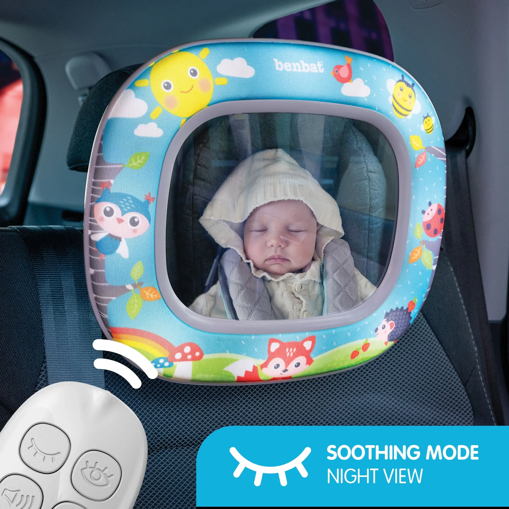 Benbat - Night & Day Car Mirror Forest fun