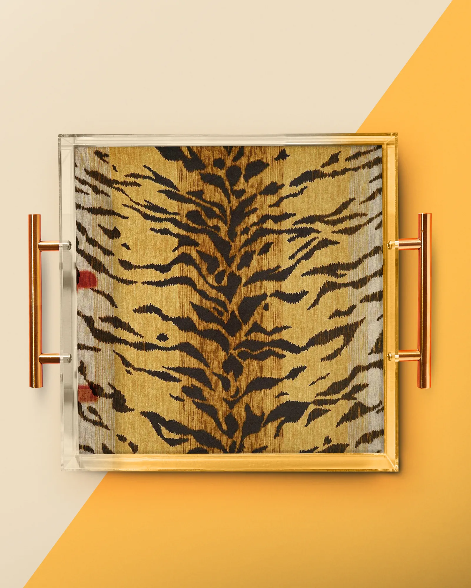 Bengal Print Acrylic Tray