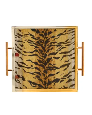 Bengal Print Acrylic Tray