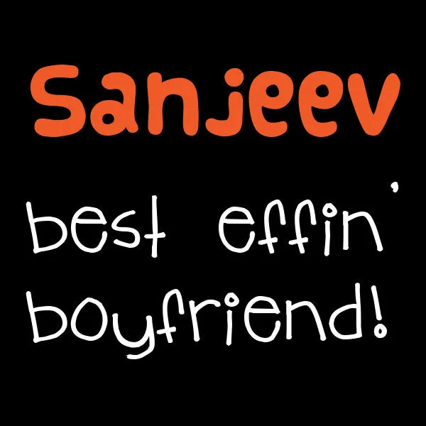 Best Effin Boyfriend © Personalized Paperweight for Boyfriend