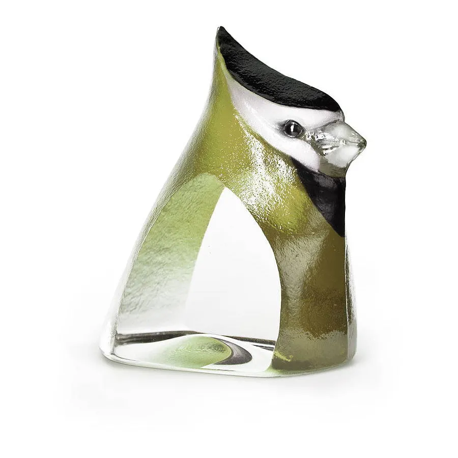 Birdie Art Glass Crystal Sculpture