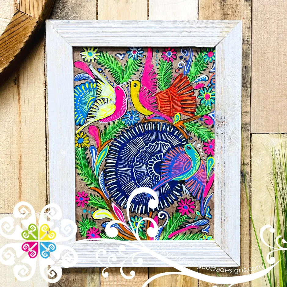 Birds Guerrero Wall Art - Medium Size Painting