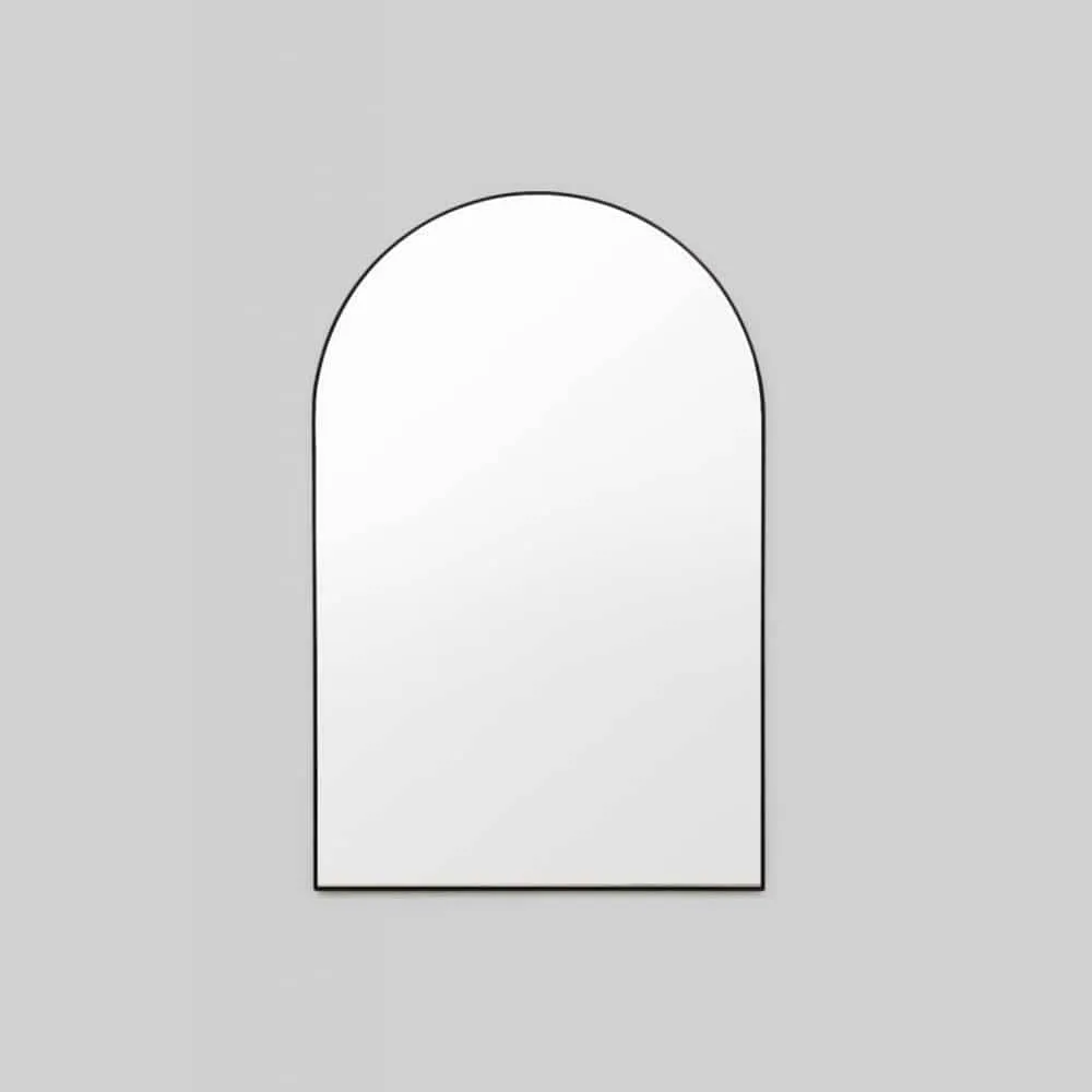 Bjorn Arch Mirror 55cm x 85cm - Black