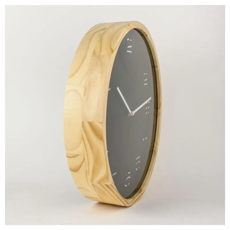 Black Leni Wall Clock (41.5cm)