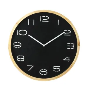 Black Leni Wall Clock (41.5cm)