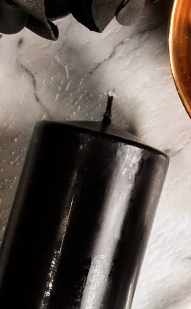 Black Ritual Spell Candle - Extra Large