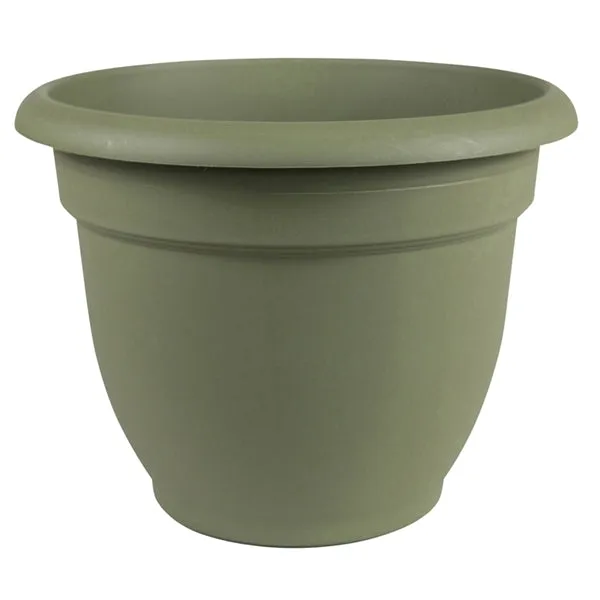Bloem 20-56412 Self-Watering Planter, 12 in Dia, 13 in W, Round, Plastic, Living Green