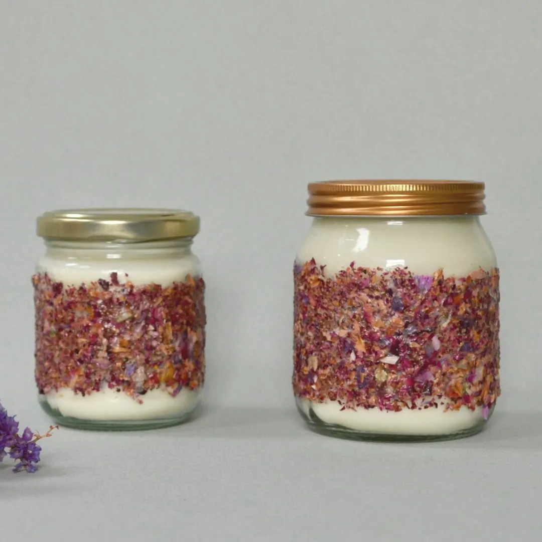 BLOSSOM CANDLE - Eastern Rose & Tangerine