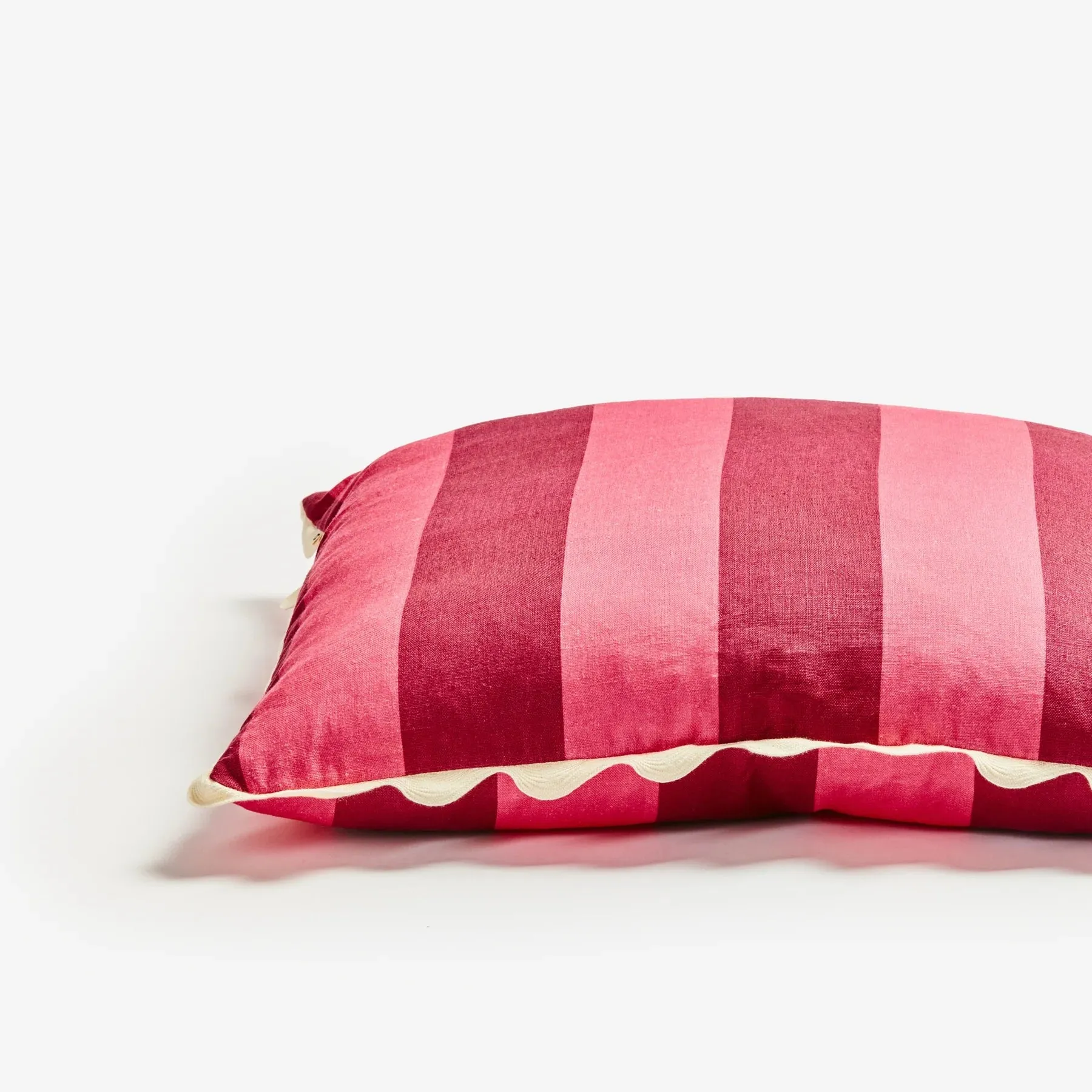 Bonnie & Neil Big Stripe Cerise Cushion 60cm